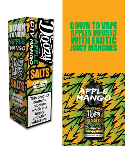 20mg Apple Mango Nic Salts 10ml by Doozy Vapes - Crypto Vapes