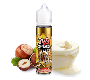 Nutty Custard IVG E-Liquid 50ml Shortfill - Crypto Vapes