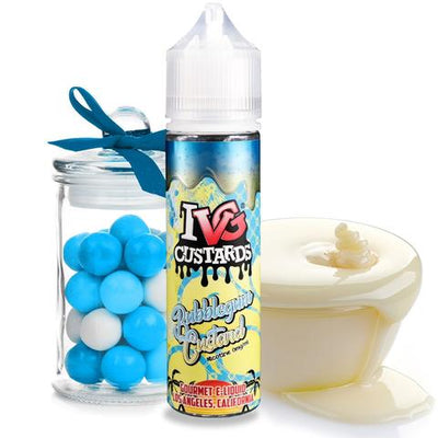 Bubblegum Custard IVG E-Liquid 50ml Shortfill - Crypto Vapes