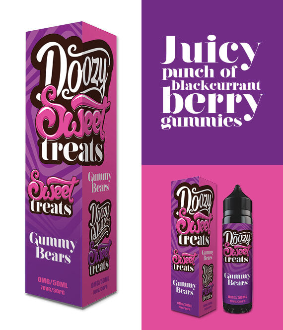 Gummy Bears – 50ml Shortfill - Crypto Vapes