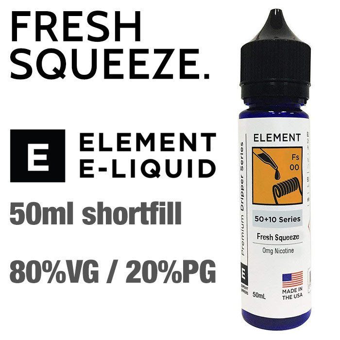 Fresh Squeeze 50ml Shortfill (Fresh Orange Tangy Citrus Blend) - Crypto Vapes