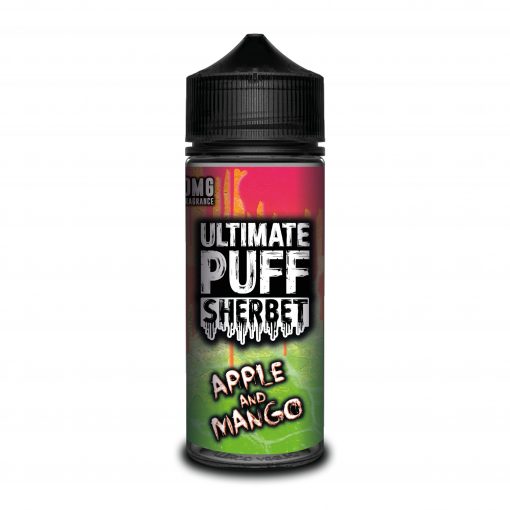 Ultimate Puff Sherbet – Apple & Mango 120ML Shortfill - Crypto Vapes