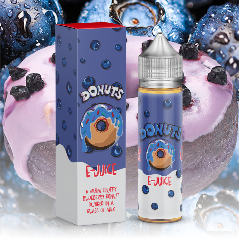 Blueberry Donuts 50ml - Crypto Vapes