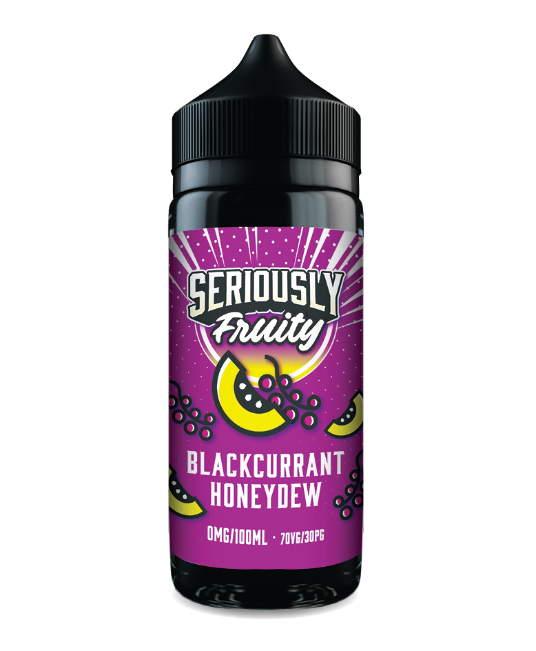 Seriously Fruity Blackcurrant Honeydew E-liquid 100ml - Crypto Vapes