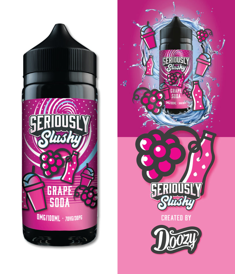 Seriously Slushy Grape Soda 100ml Shortfill - Crypto Vapes