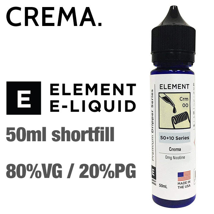 Crema 50ml Shortfill (Eclairs, cake rolls) - Crypto Vapes