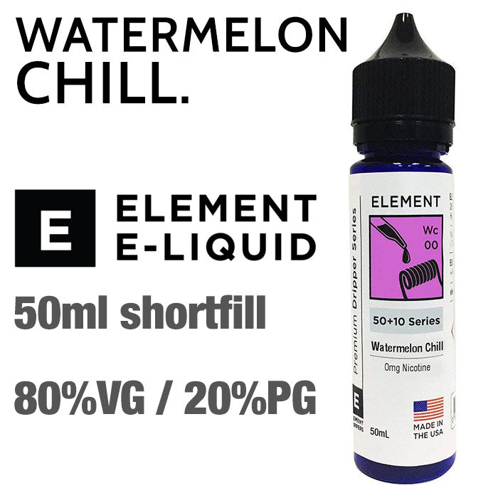 Watermelon Chill 50ml Shortfill (Juicy watermelon chiller) - Crypto Vapes