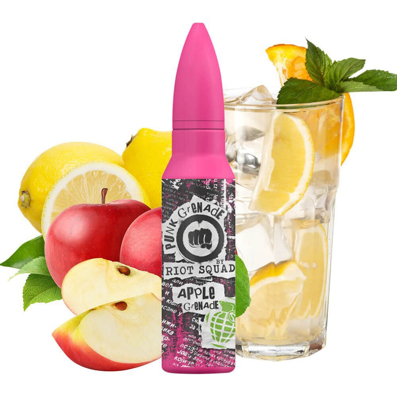 Riot Squad Apple Grenade E-Liquid Short Fill 50ml - Crypto Vapes
