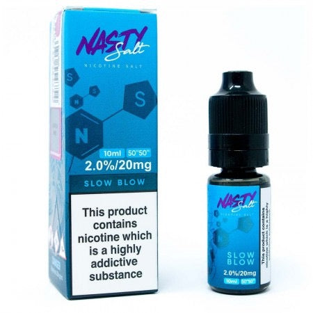Slow Blow Nic Salts 10ml by Nasty Juice - Crypto Vapes
