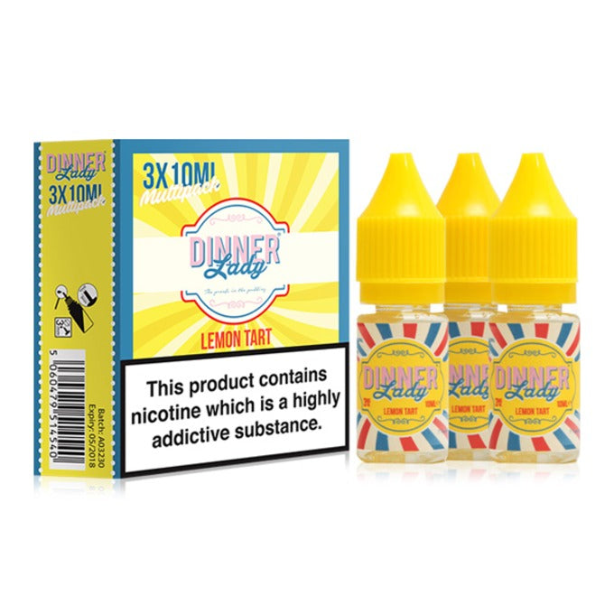 Lemon Tart eLiquid by Dinner Lady (Lemon Curd, Meringue, Pastry Crust)