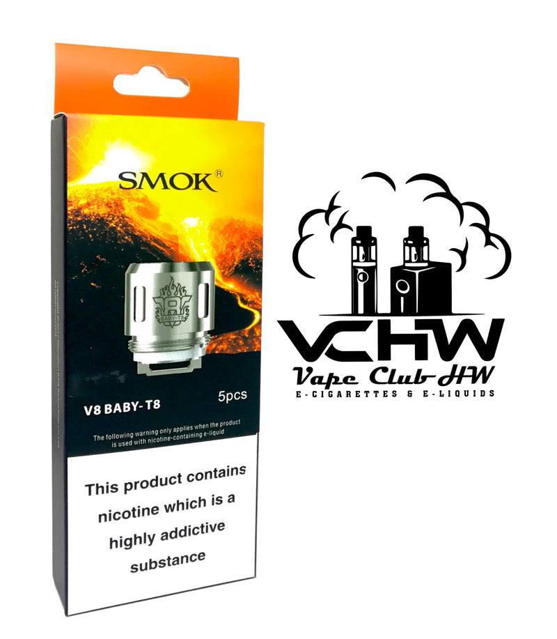 SMOK TFV8 Baby T8 Replacement Coil Heads (5 pack)