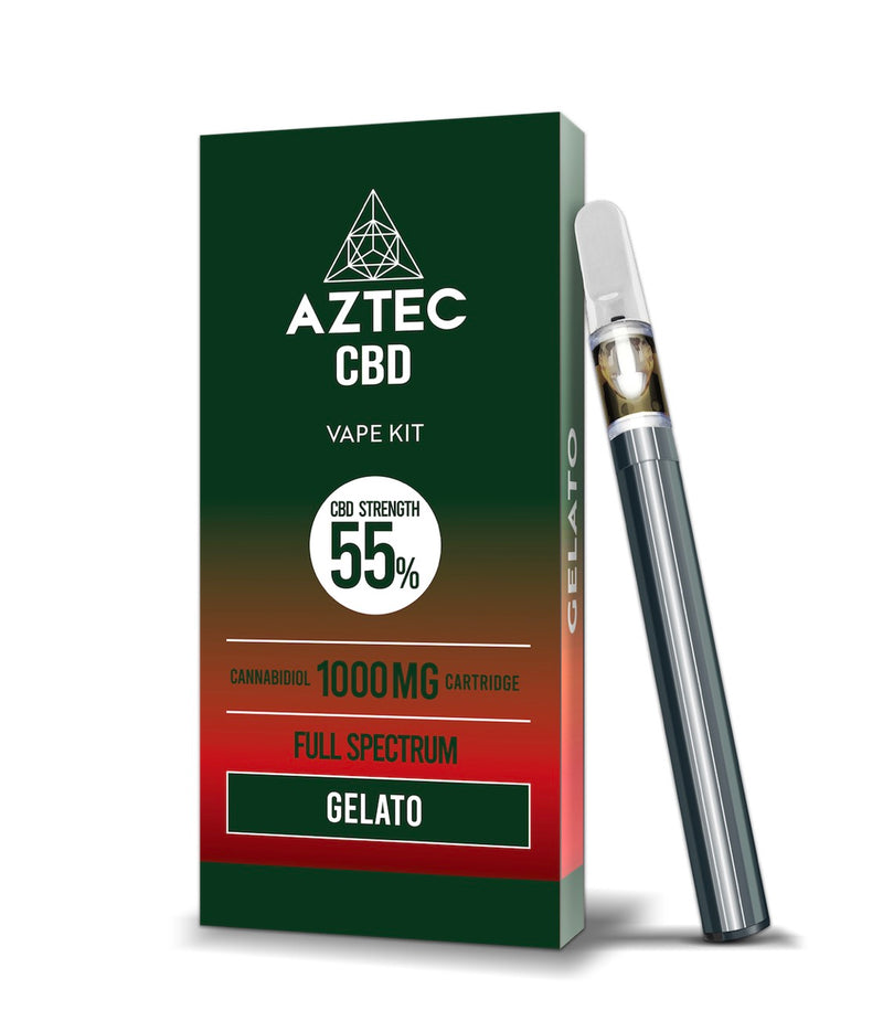 Aztec Gelato 55% CBD Vaping Kit - Crypto Vapes
