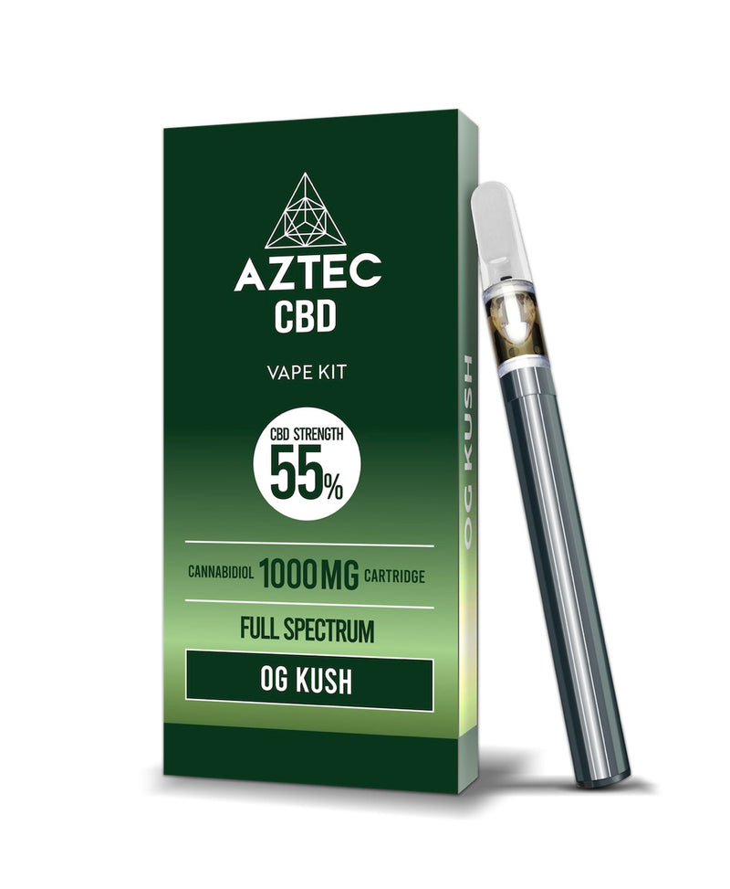 Aztec O.G Kush 55% CBD Vaping Kit - Crypto Vapes