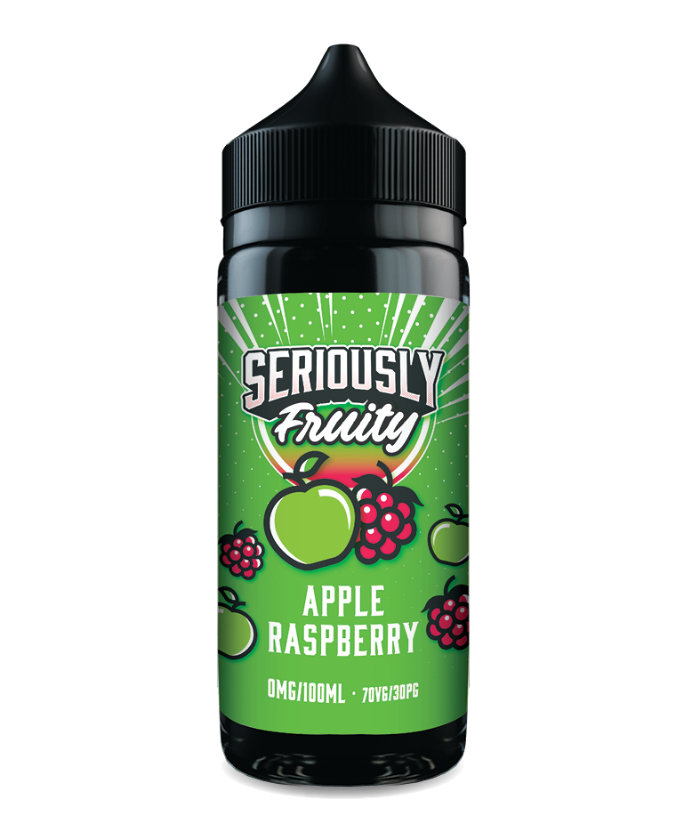 Seriously Fruity Apple Raspberry E-liquid 100ml Shortfill - Crypto Vapes