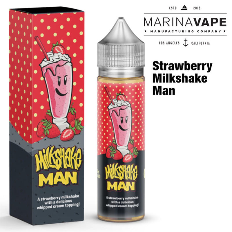 Milkshake Man Strawberry - Crypto Vapes