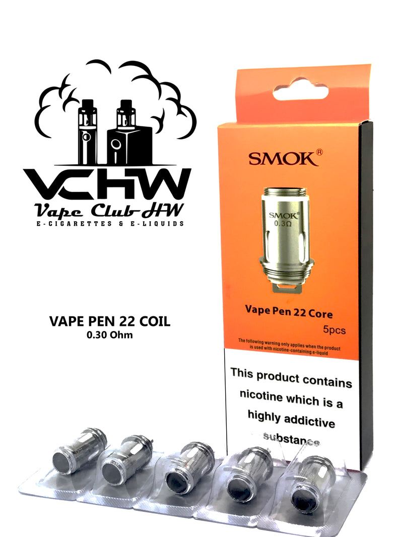 SMOK Vape Pen 22 Replacement Coils (5 Pack)