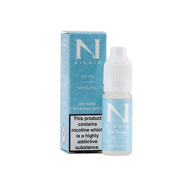 Nicotine Ice Shot 18mg 10ml 70VG - Crypto Vapes