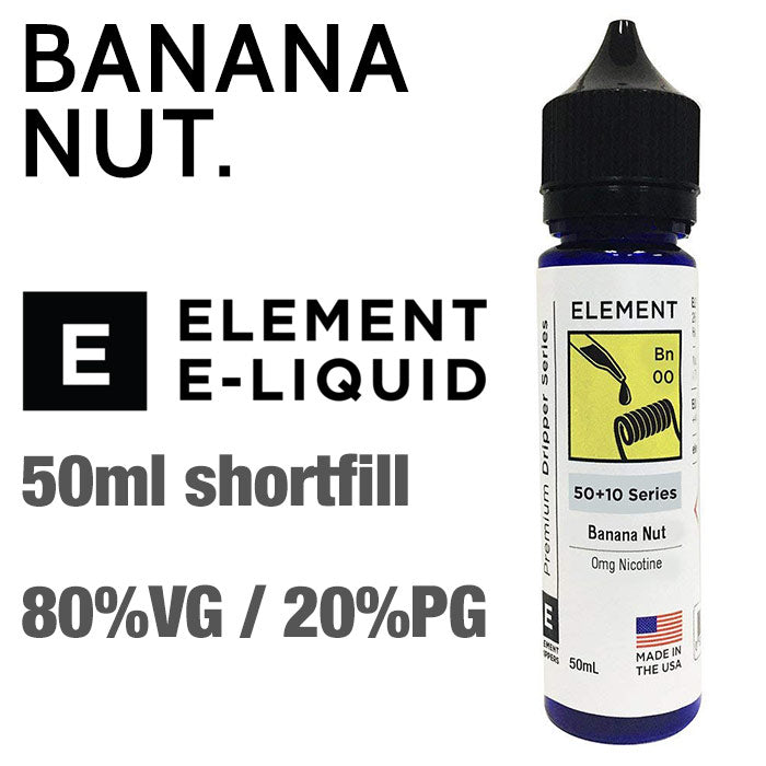 Banana Nut 50ml Shortfill - Crypto Vapes
