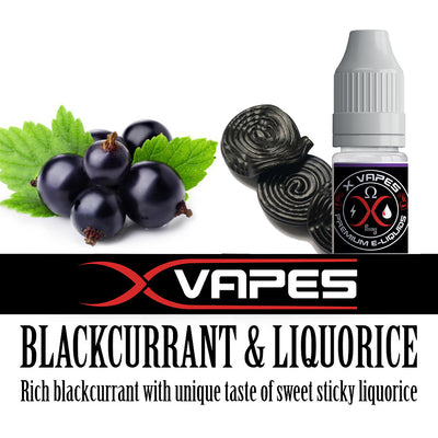 Blackcurrant & Liquorice by X Vapes