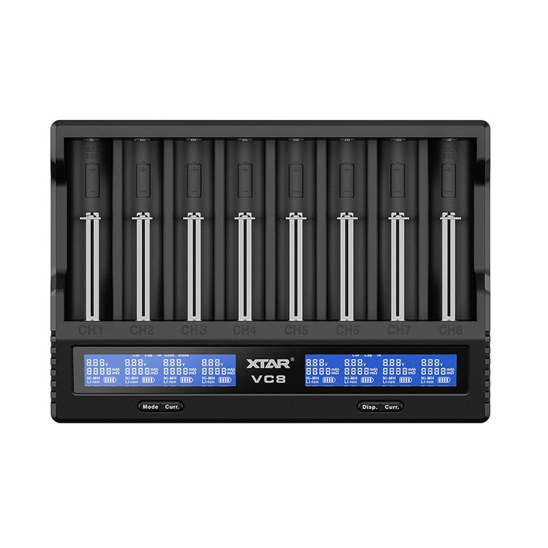Xtar VC8 - 8 Bay Battery Charger - Crypto Vapes