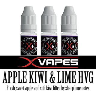 Apple Kiwi & Lime High VG by X Vapes