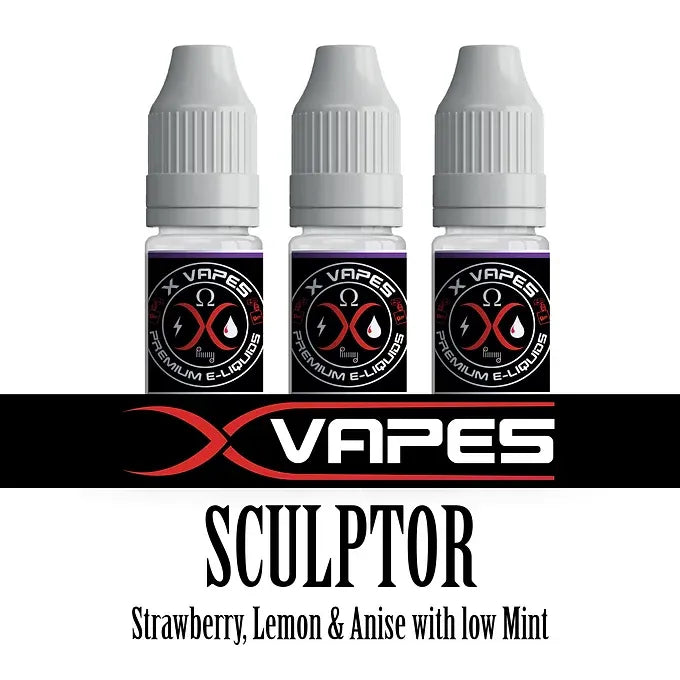 Sculptor by X Vapes - Strawberry, Lemon & Anise (Low Mint)