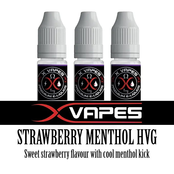 Strawberry Menthol High VG by X Vapes