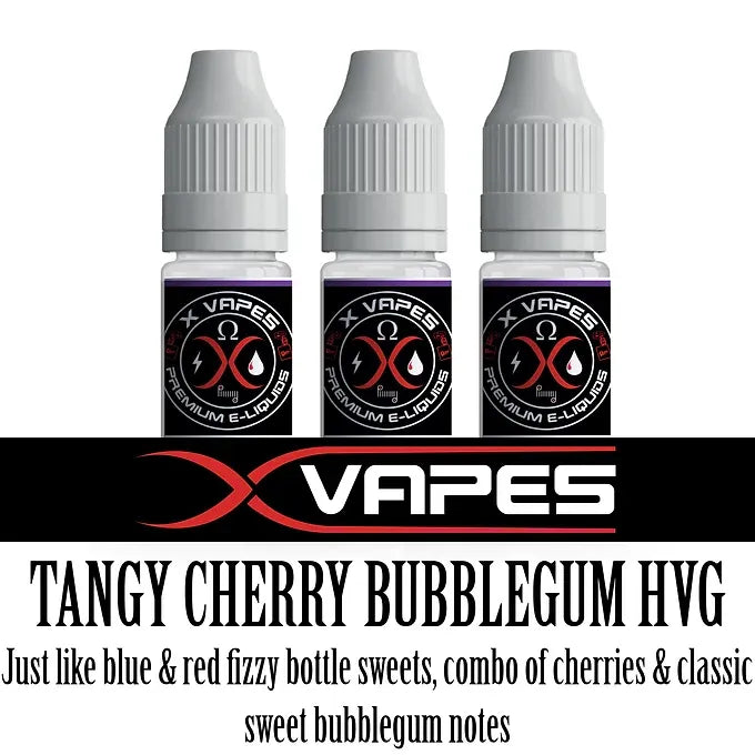 Tangy Cherry Bubblegum High VG by X Vapes