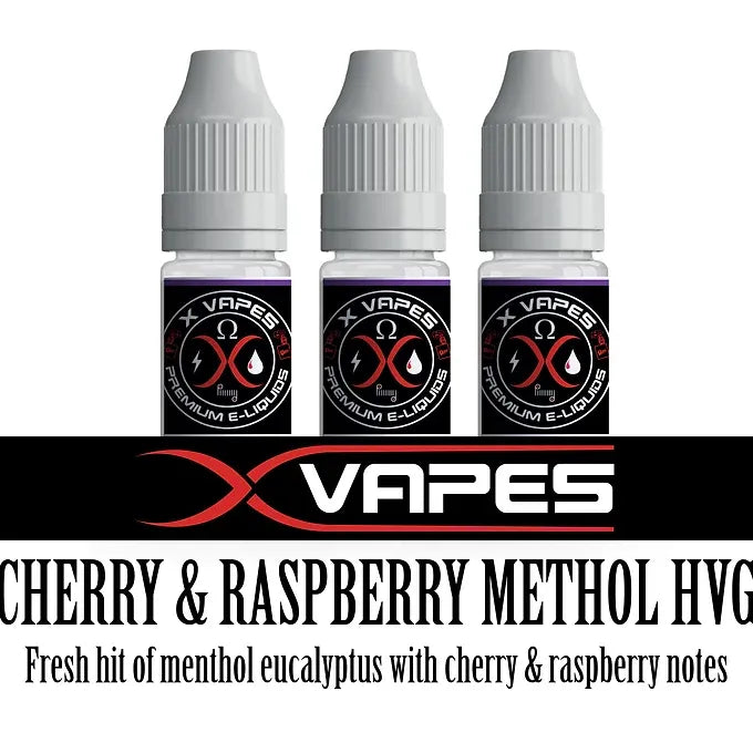 Cherry & Raspberry Menthol High VG by X Vapes