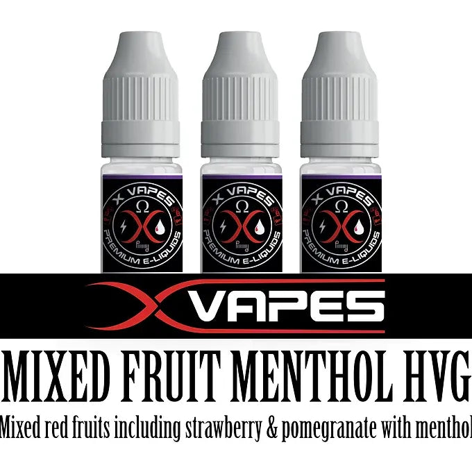 Mixed Fruit Menthol High VG by X Vapes