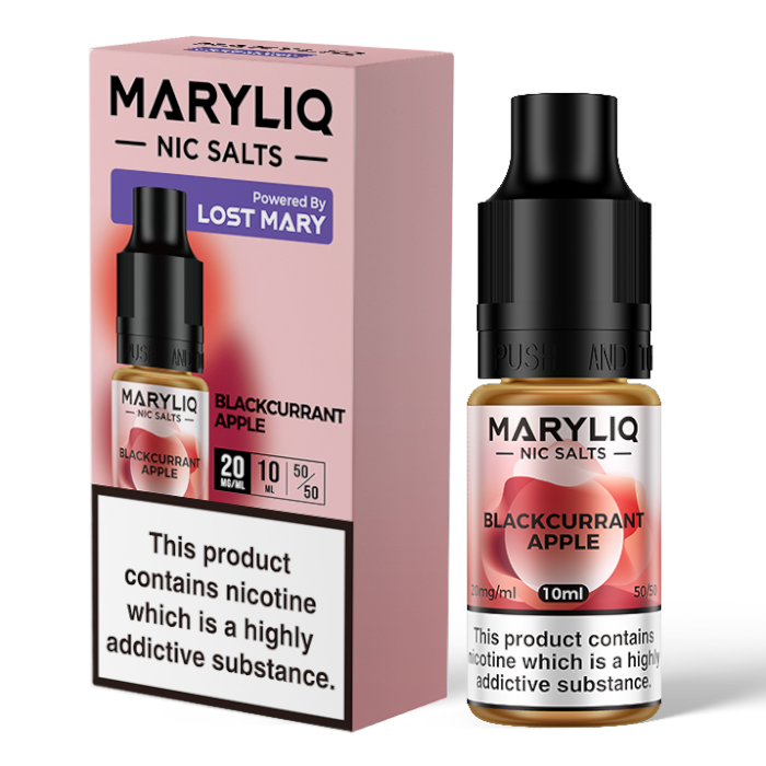 MARYLIQ by Lost Mary Nic Salt 10ml E Liquid 10mg | 20mg Vape Juice 50:50 VG/PG